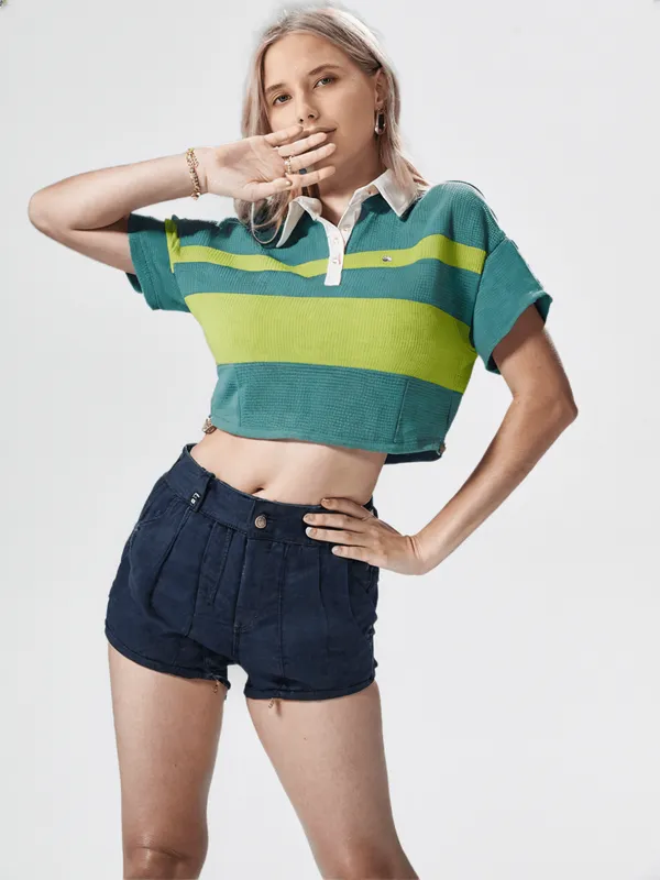 Deal_Women_S_T_Shirt_C_Green
