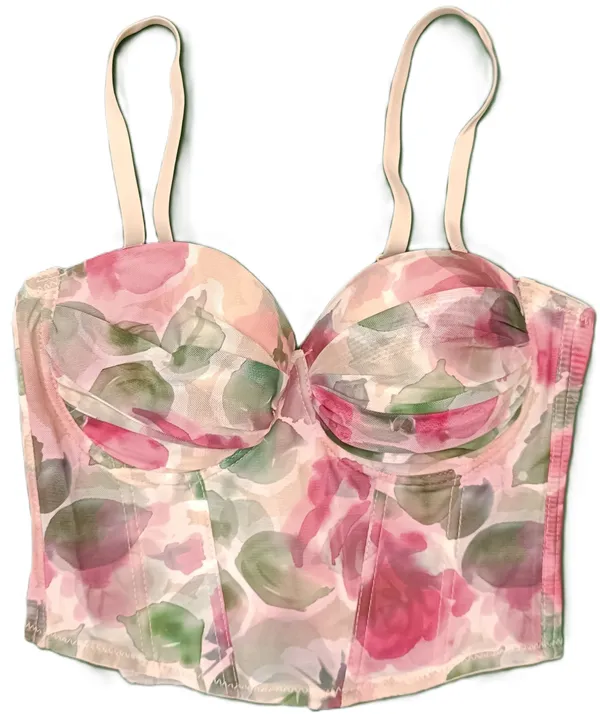 Women_S_Bustier_Top_Pink