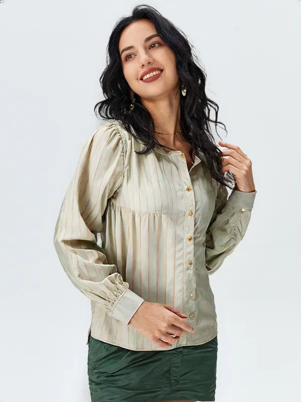 Women_S_Cotton_Striped_Shirt_Pista
