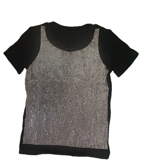 Women_S_T_Shirt_Black_Silver
