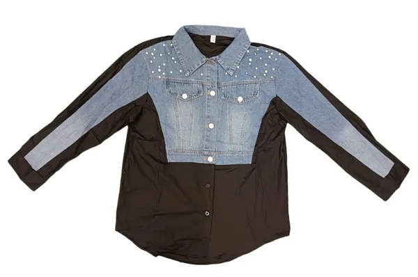 Women_S_Denim_Shirt_Black