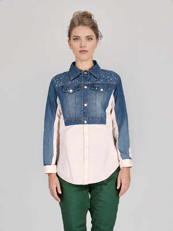 Women_S_Denim_Shirt_White