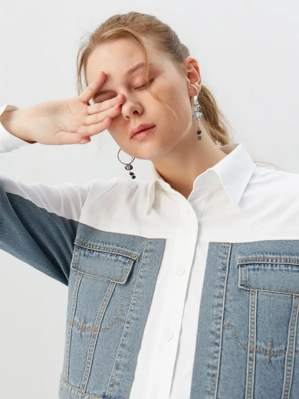 Women_S_Denim_White_Shirt_White_Denim