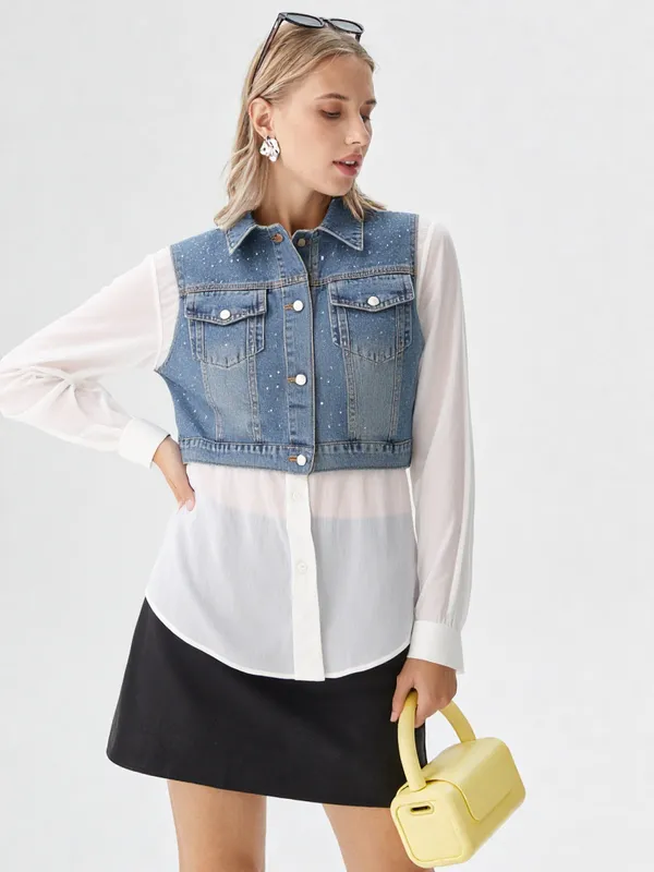 Women_S_Denim_White_Shirt_White_Denim