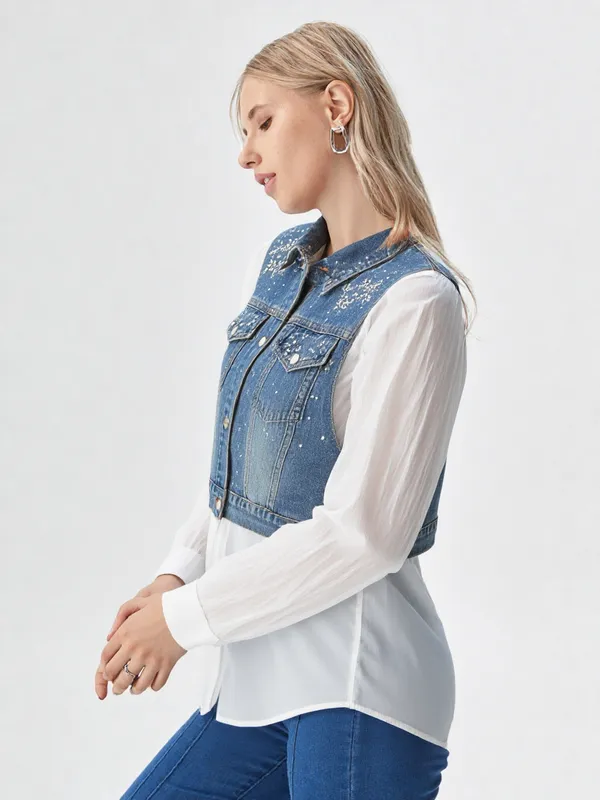 Women_S_Denim_White_Shirt_White_Denim