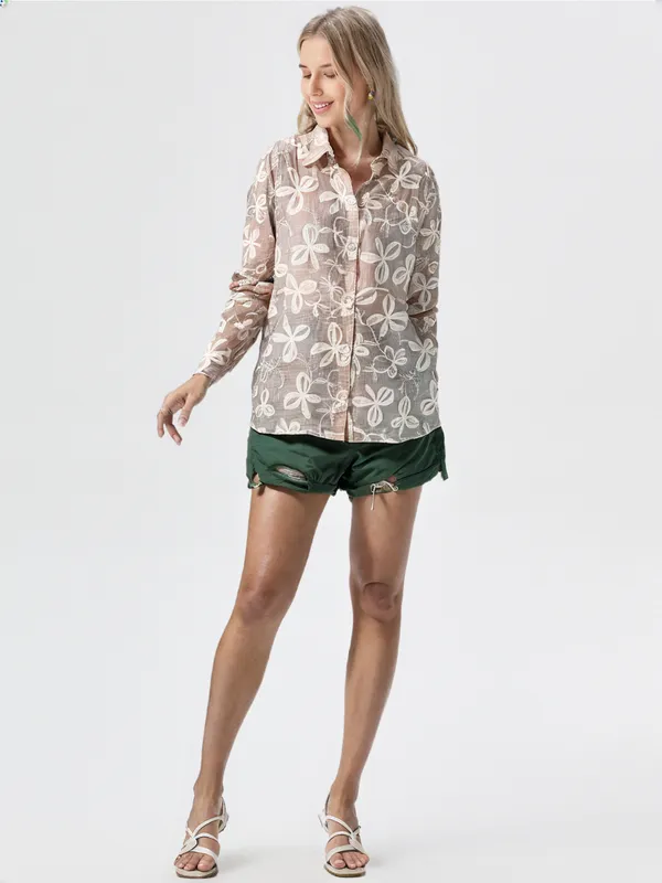 Women_S_Floral_Printed_Shirt_Peach