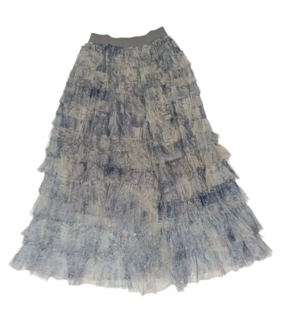 Women_S_Net_Skirt_With_Subtle_Abstract_Print_Blue