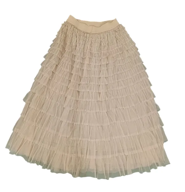 Women_S_Dreamy_Ruffle_Mesh_Design_For_Elegant_Party_Looks_Skirt_Beige