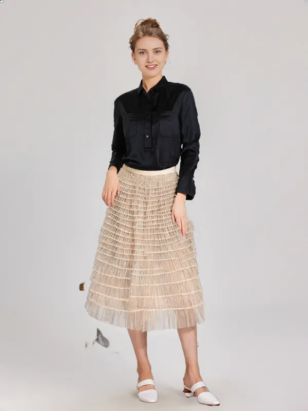 Women_S_Dreamy_Ruffle_Mesh_Design_For_Elegant_Party_Looks_Skirt_Beige