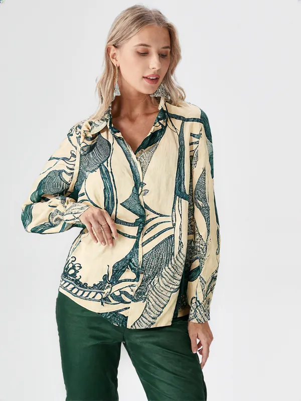 Women_S_Printed_Shirt_Cream_Blue