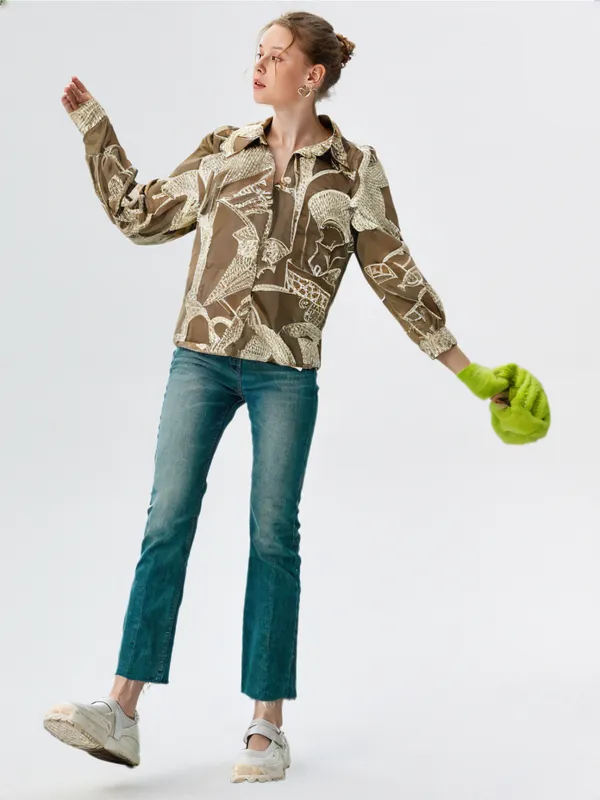 Women_S_Printed_Shirt_Coffee
