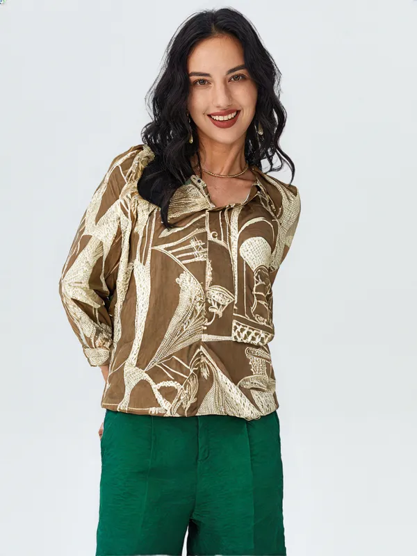 Women_S_Printed_Shirt_Coffee