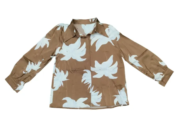 Women_S_Floral_Printed_Shirt_Coffee