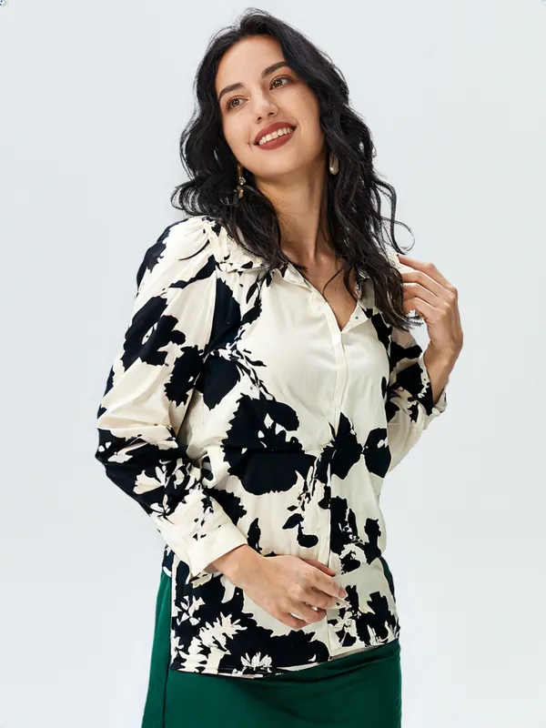 Women_S_Printed_Shirt_Black_Cream