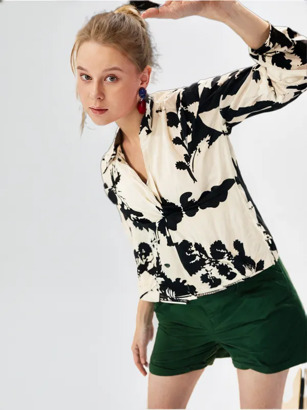 Women_S_Printed_Shirt_Black_Cream