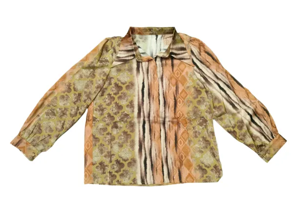 Women_S_Printed_Shirt_Brown