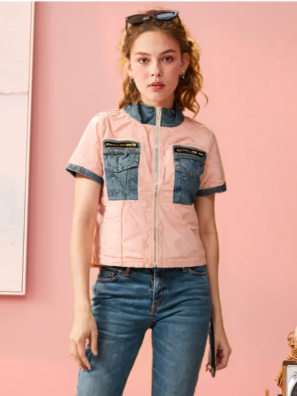 Women_S_Cotton_Shirt_Front_Zip_Closer_Style_Pink