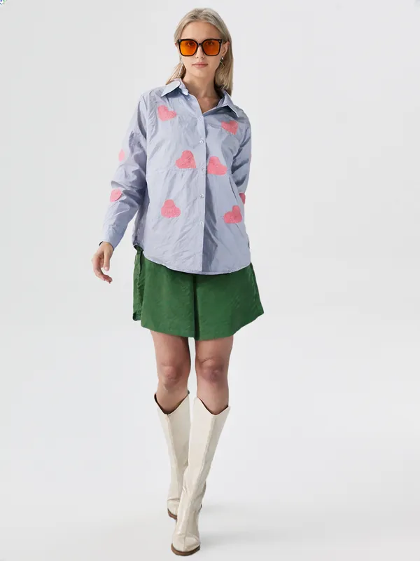 Women_S_Heart_Printed_Cotton_Shirt_Sky