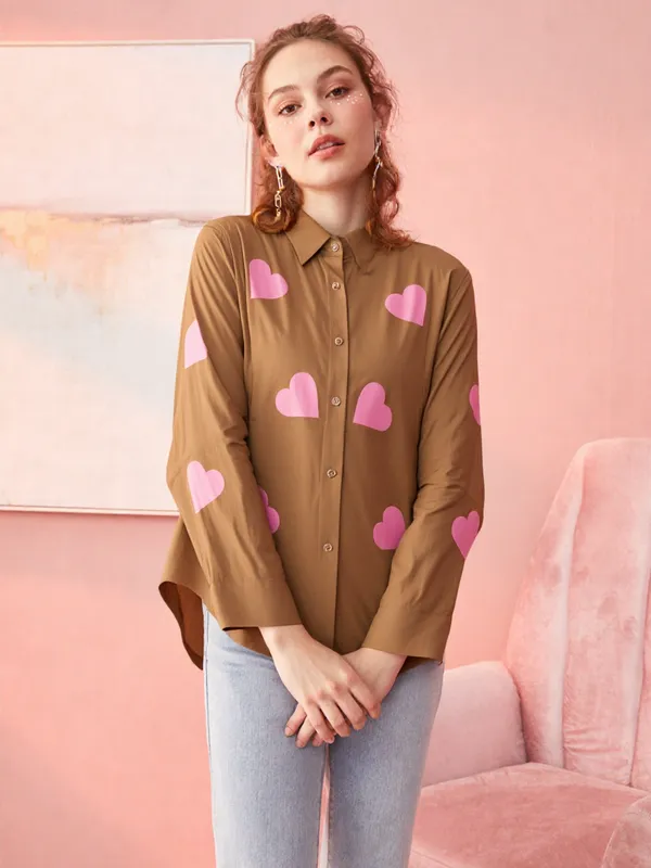 Women_S_Heart_Printed_Cotton_Shirt_Pista