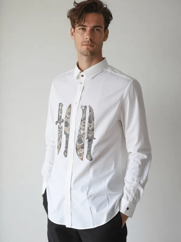 Manzon_Men_S_Shirt_White