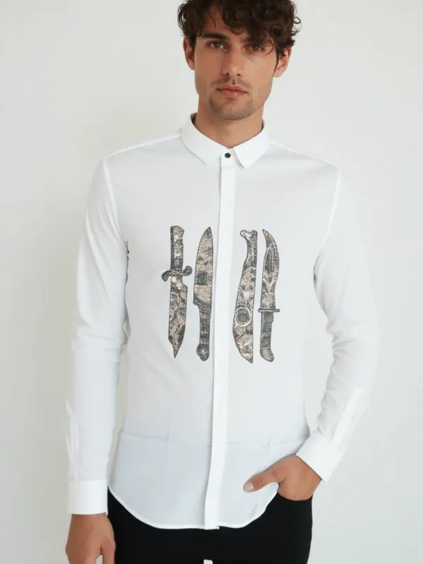 Manzon_Men_S_Shirt_White