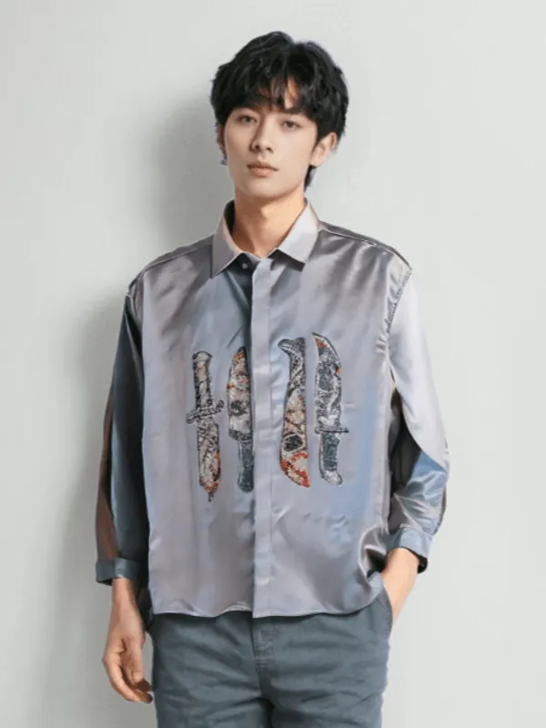 Manzon_Men_S_Shirt_Gray