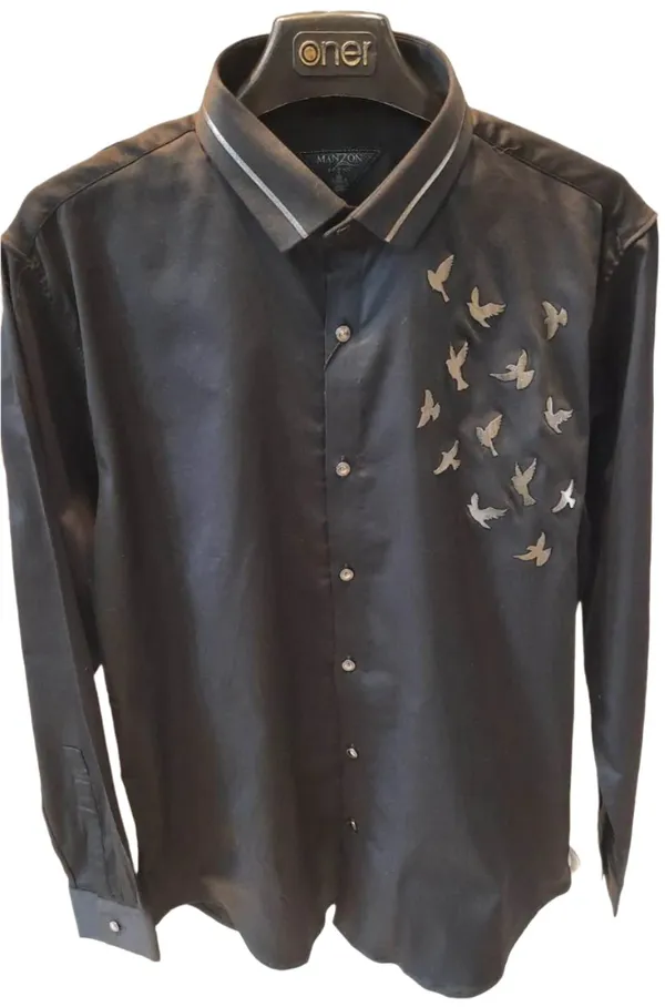 Manzon_Men_S_Shirt_Black