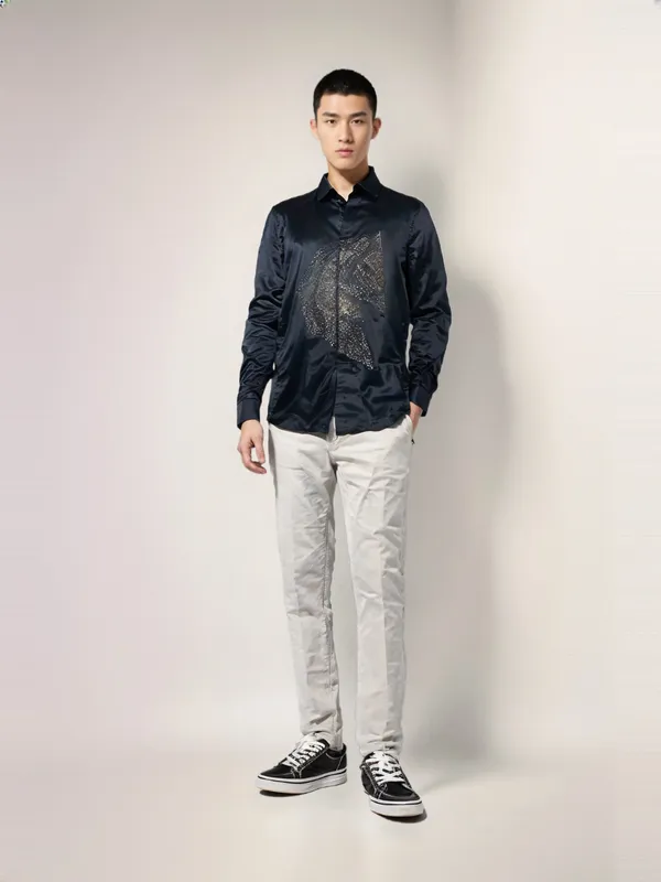Manzon_Men_S_Shirt_Black