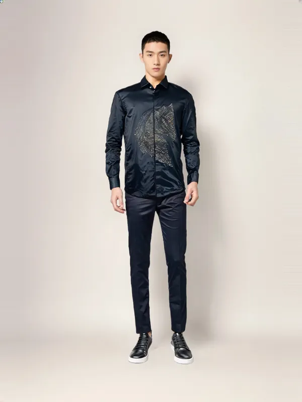 Manzon_Men_S_Shirt_Black