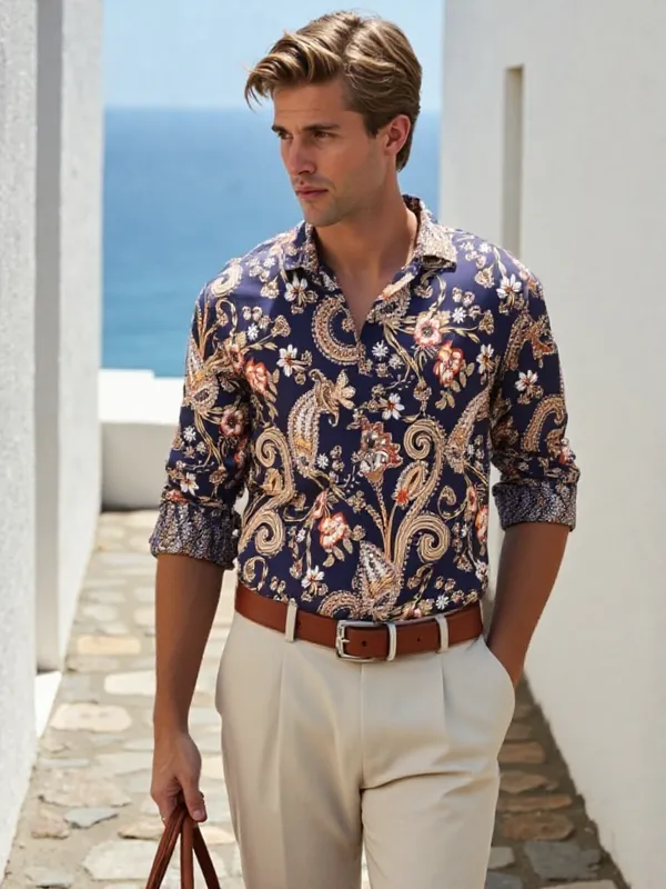Riverblue_Men_S_Navy_Print_Shirt_Navy