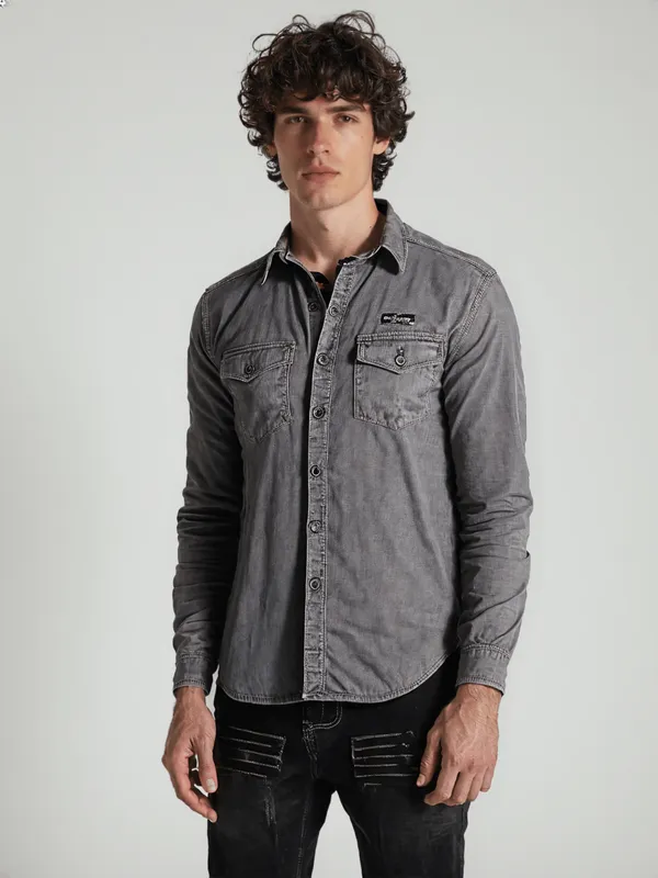 Riverblue_Men_S_Grey_Shirt_Grey