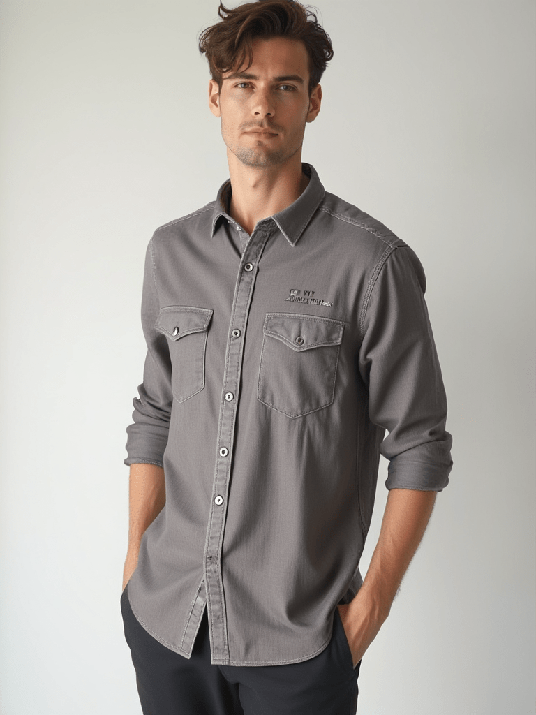 Riverblue_Men_S_Grey_Shirt_Grey