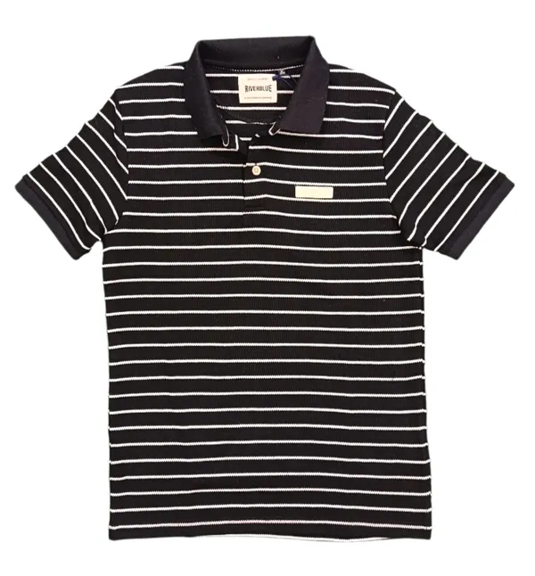 Riverblue_Men_S_Black_Striped_T_Shirt_Black