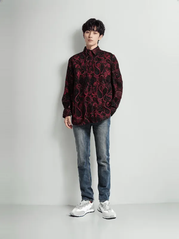 Sigotto_Men_S_Shirt_Red_Black