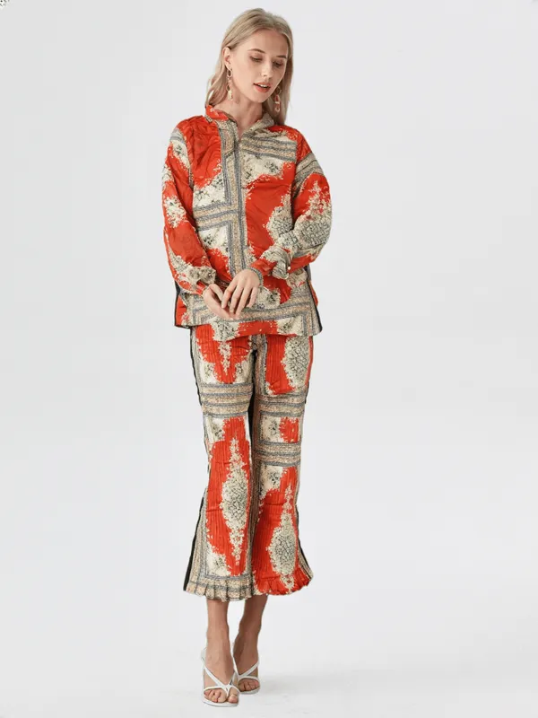 Women_S_Orange_Printed_Co_Ord_Set_Burnt_Orange