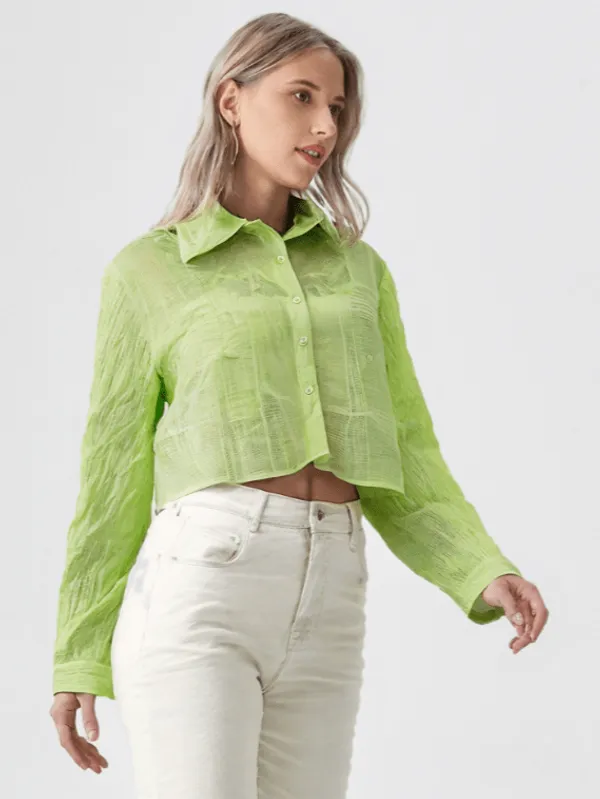 Women_S_Shirt_Parrot_Green