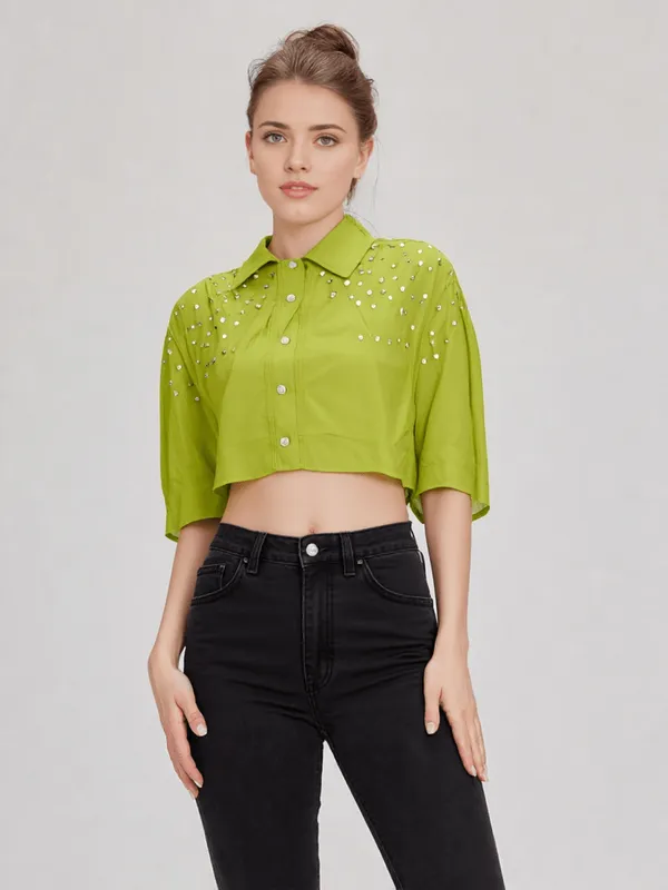 Women_S_Shirt_Parrot_Green