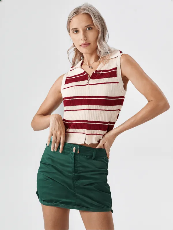 Women_S_Knitted_Top_Maroon