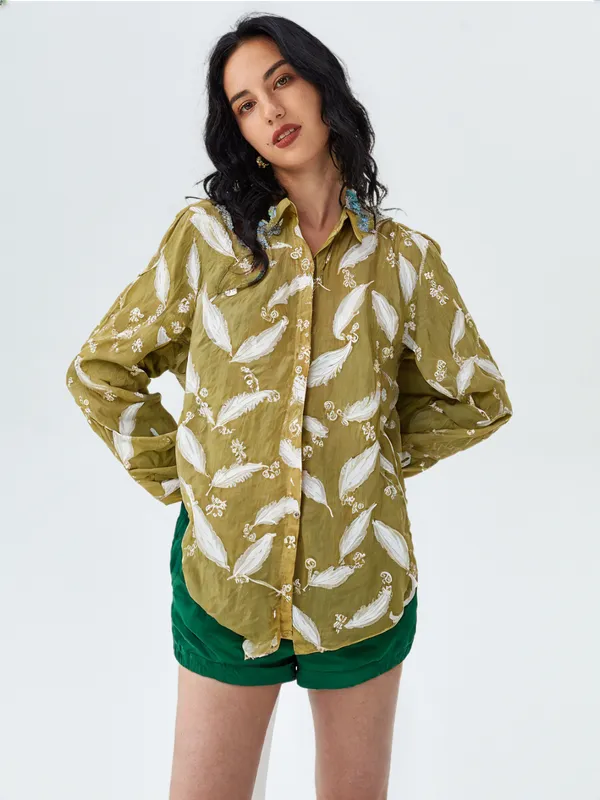 Women_S_Printed_Shirt_Beige