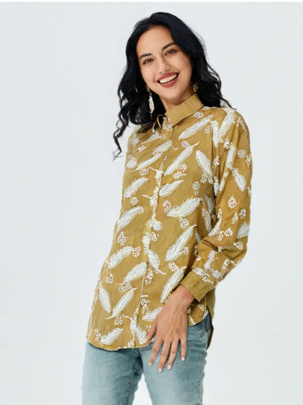 Women_S_Printed_Shirt_Beige