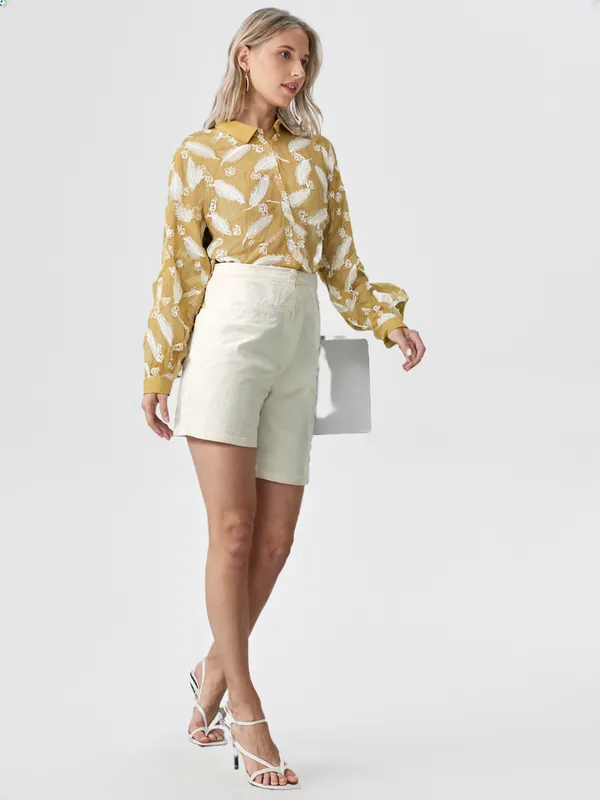 Women_S_Printed_Shirt_Beige