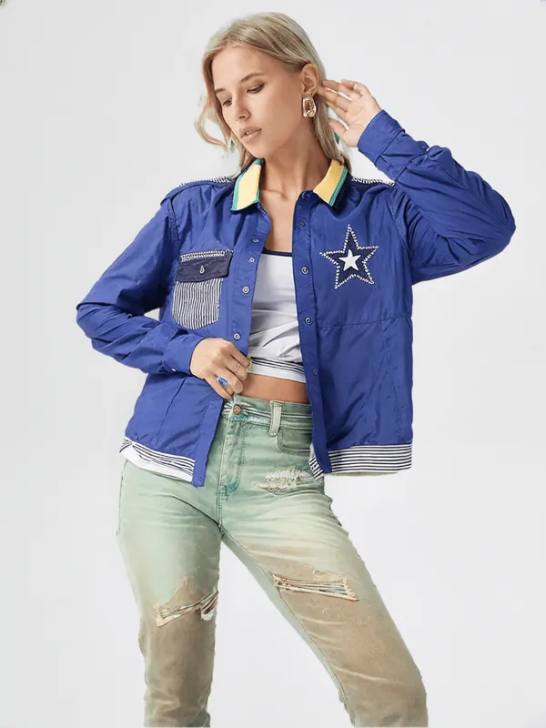 Women_S_Shirt_Royal_Blue