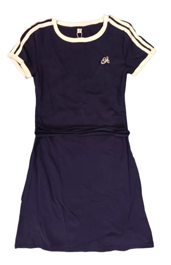 Women_S_Sporty_Casual_Tunic_With_White_Trim_Navy