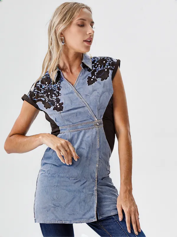 Women_S_Denim_Black_Panel_Tunic_Dress_Denim_Black