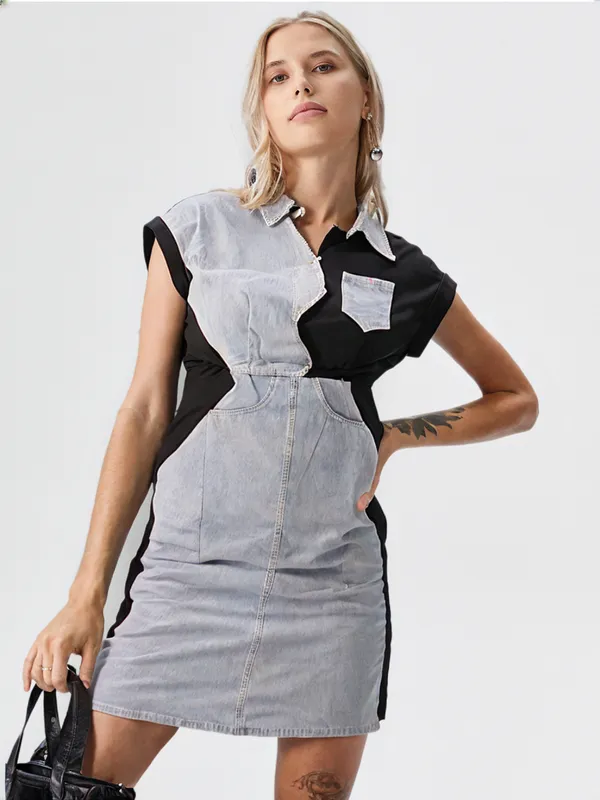 Women_S_Denim_Black_Panel_Tunic_Dress_Denim_Black