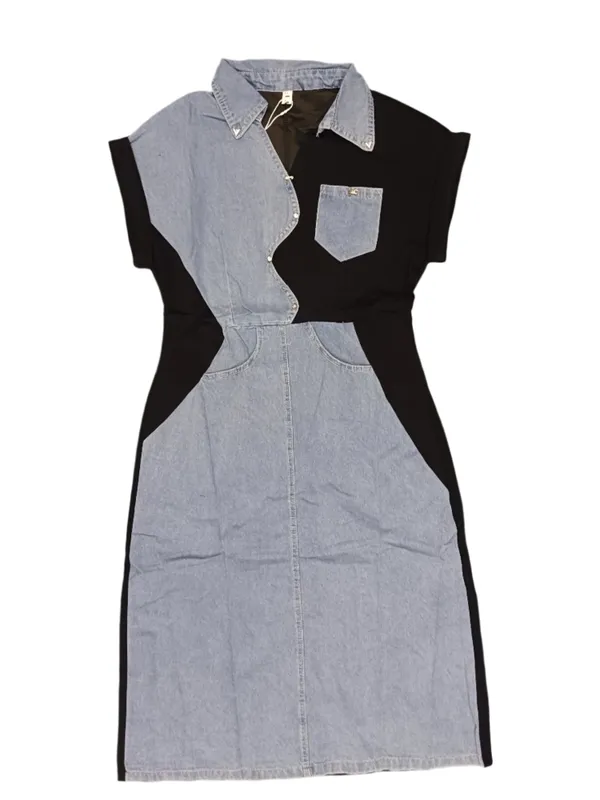 Women_S_Denim_Black_Panel_Tunic_Dress_Denim_Black