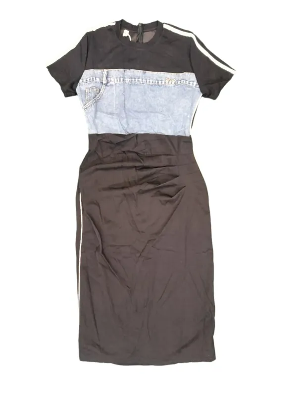 Women_S_Black_Bodycon_Dress_With_Denim_Chest_Panel_Denim_Black