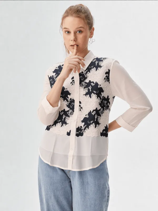 Women_S_Printed_Shirt_White
