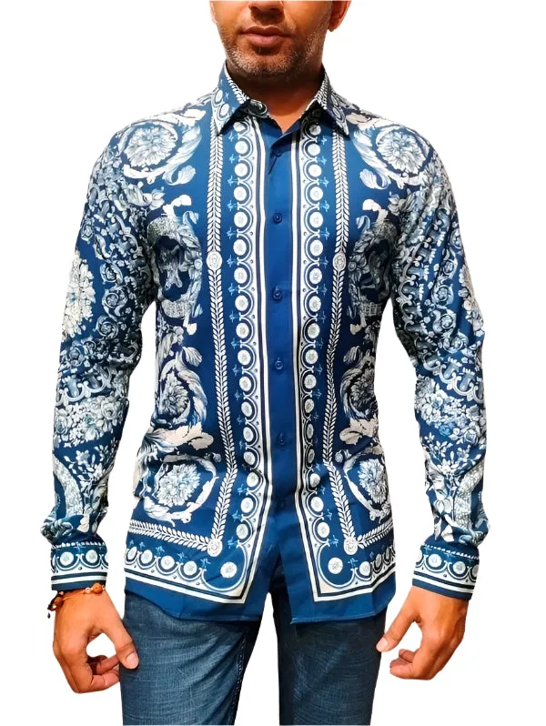 Men_S_Shirt_Navy_Print