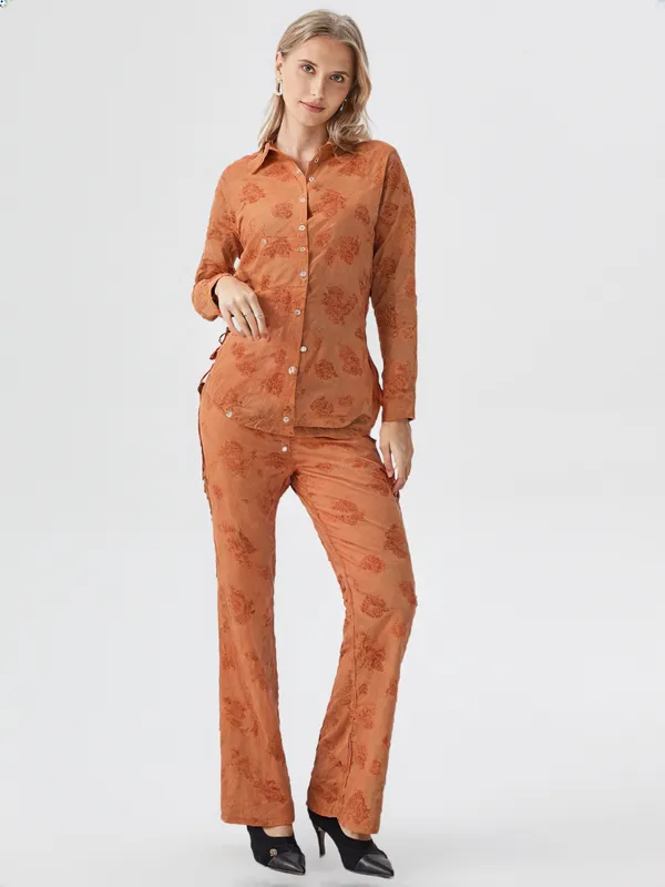 Women_S_Co_Ord_Set_Rust